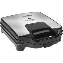 Waflera Grill Electrobras EBGW-03 Inox Duo 2X1 Removivel 220V/1600W - Preto/Prata