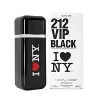 Tester Carolina Herrera 212 Vip Black Ilny Edp 100ML Masc