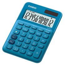 Calculadora Casio MS-20UC-Bu de 12 Digitos Solar/Bateria - Azul