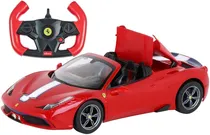 Ferrari 458 Vermelho Escala 1/14 R/C Rastar - 74560 (USB Charger)