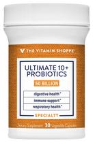 The Vitamin Shoppe Ultimate 10+ Probiotics 50 Billion (30 Capsula Em Gel)