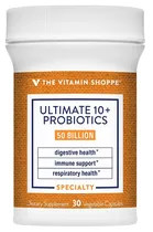 The Vitamin Shoppe Ultimate 10+ Probiotics 50 Billion (30 Cápsula Em Gel)