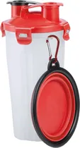 Garrafa de Água e Ração para Mascote Portátil 2 Em 1 - Pawise 11203 Water Bottle & Bowl 45