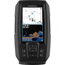Localizador de Peixes Garmin Striker Vivid 4CV, Transdutor GT20-TM, Sonar Chirp Clearvü, GPS Integrado, 010-02550-01