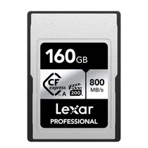 Mem CF Express 160GB Lexar Prof Tipo A Silver Series 800-700MB/s