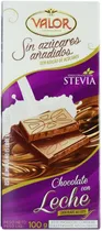 Chocolate Valor Ao Leite Sem Adição de Açúcar 100 GR