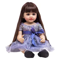 Boneca Bebe Reborn Menina 8802-4 de Silicone com Acessórios Varios