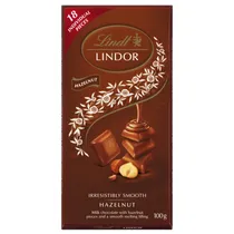 Chocolate Lindt Lindor Leche Con Avellanas 100 G