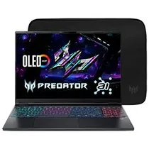 Notebook Gamer Acer Predator Helios Neo 16S Ai PHN16S-71-91AW Intel Core Ultra 9 275HX Tela Oled 16" / 16GB de Ram / 1TB SSD / WIN11HOME / Geforce RTX5060 8GB - Obsidian Preto (Inglês)