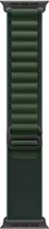 Pulseira Apple Alpine Loop Dark Green/Black Titanium 49MM (M) MYPR3AM