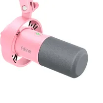 Microfone Fifine K688P Amplitank USB/XLR Pink  Microfone F...