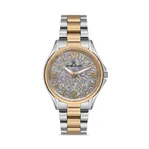 Relógio Analógico Feminino Daniel Klein Premium DK.1.12528-3 - Prata/Dourado