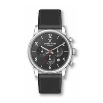 Relógio Analógico Masculino Daniel Klein Exclusive DK11832A-2 - Preto e Prata