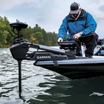 Motor Elétrico para Barco Garmin Force 100/80 Libras Haste 145CM Pedal e Controle Sem Fio Agua Doçe Part NUMBER010-02025-00