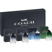 Kit Mini Perfumes Coach New York Edt - Masculino 4 Peças 4,5ML