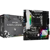 Asrock Placa Madre AM4 B450M Steel Legend 4XDDR4/HDMI  Asrock Plac...