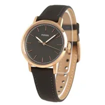 Relógio Analógico Fossil Neely ES4339 Feminino, Couro - Marrom, Rosa Ouro