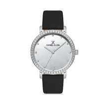 Relógio Analógico Feminino Daniel Klein Premium DK.1.12533-1 - Prata/Preto