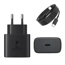 Carregador / Adaptador de Parede 45W USB-C + Cabo USB-C - USB-C / 5A - Preto