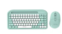 Teclado/Mouse BT/Wir FTX FTXGK01 Portugues Pop Verde  Teclado/Mou...