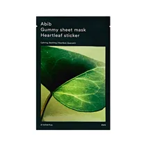 Mascarilla Facial Abib Gummy Sheet Heartleaf Sticker 27ML