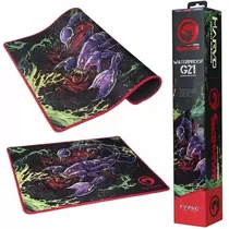 Mousepad Marvo G21 45X40X3MM Preto/Vermelho