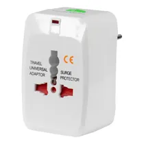 Tomada Universal - Tudo Em 1 - 2X USB - Branco