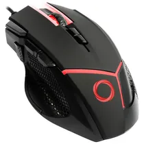 Mouse Gamer Nibio Gear MG100 - com Fio - 4200 Dpi - 9 Botões – Preto