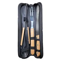 Kit Churrasqueiro 3 Peças com Estojo OM17379