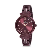 Relógio Analógico Feminino Daniel Klein Premium DK12189-7 - Bordô