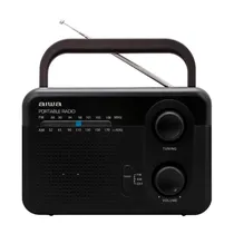 Rádio Portátil Aiwa AW-FML4 - AM/FM - 3.5MM - Bivolt - Preto