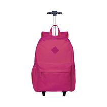 Mochila Con Ruedas Sestini Rolling Crinkle 075796-08 Rosa