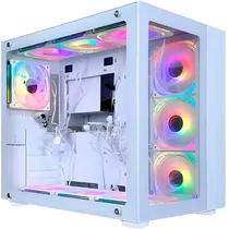 Gabinete Sate K903 Gamer 4FAN Eatx White