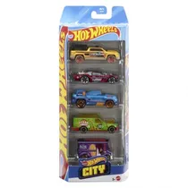 Hot Wheels HW Flames 5 Pack City JBJ75