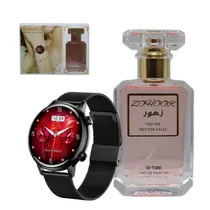 Gtide Smart Watch Romance Black + Zohoor Perfume