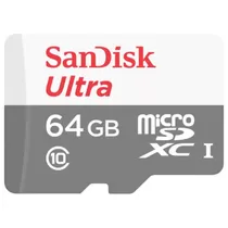Mem Micro SD 64GB Sandisk Ultra 100MB/s