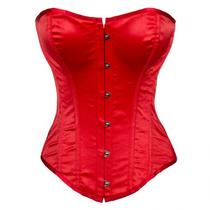 Corset Apricot Vermelho + Calcinha s 939