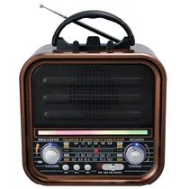 Rádio Portátil Megastar RX720BTW 600 W SD/USB/BT - Marrom