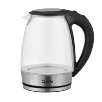 Chaleira Elétrica Quanta QTC900 com 1.8L/220V - Preto/Transparente