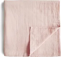Mushie Swaddle Rose Vanilla