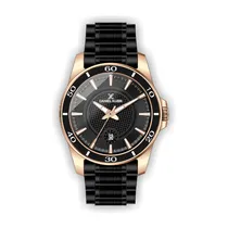 Relógio Analógico Masculino Daniel Klein Premium DK.1.12462-5 - Preto e Rosa Ouro