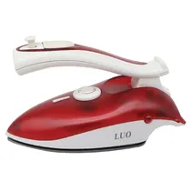 Mini Ferro de Passar A Vapor Luo LU-4929 Steam Iron / 800W / 230V ~ 50HZ - Vermelho