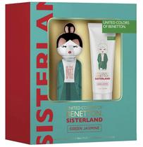 Kit Perfume Benetton United Colors Sisterland Edt 80ML + Body 50ML Feminino