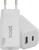 Carregador de Parede Joog PD Charger PD65W-JG 65W Ultrafast USB-C + USB-A Anatel