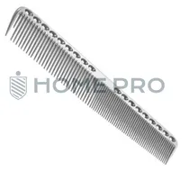 Pente Metal Alumínio para Barbeiros - 18 CM - Prata