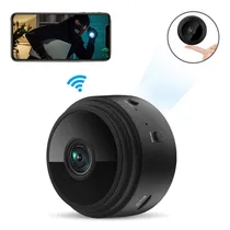 Mini Camera de Segurança A9 2AVVA-SXT1 / IP / HD / Visao Noturna / Wifi / App Ftycampro - Preto