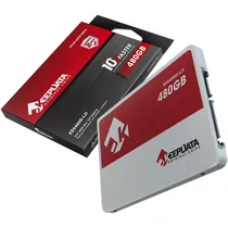 SSD 2.5" Keepdata KDS480G-L21 de 480GB Até 550MB/s de Leitura - Prata/Vermelho