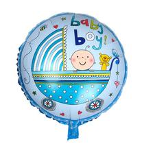 Balao para Festas Baby Boy Redondo Azul