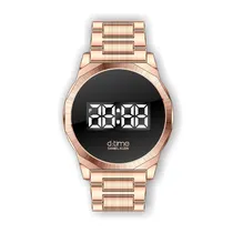 Relógio Digital Masculino Daniel Klein D Time DK.1.12322-2- Rosa Ouro