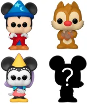 Boneco Disney - Funko Bitty Pop! Misterio Pop Adentro 4 Pack